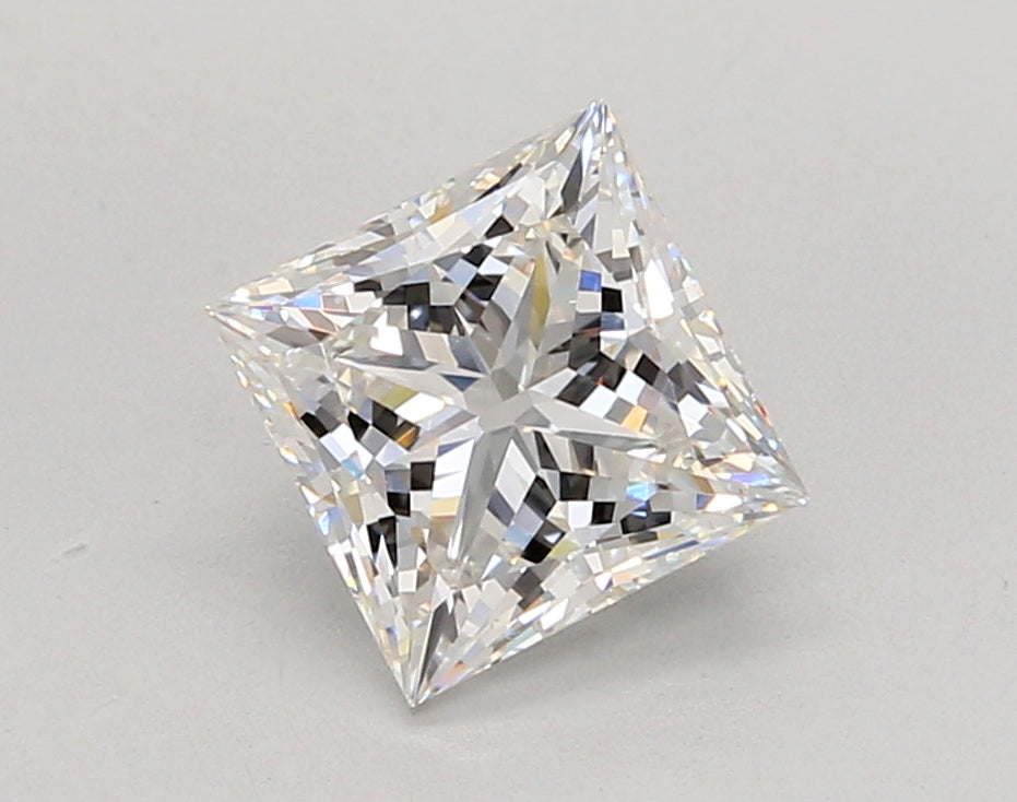 2.05 Carat Princess Shaped, Ideal Cut, E Color, VVS2 Clarity, IGI Certified Lab Grown Diamond