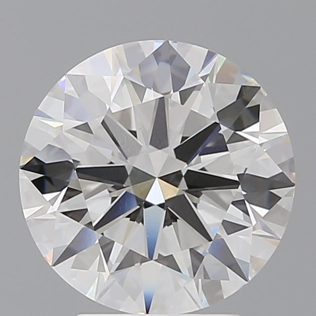 3.57 Carat Round Shaped, Ideal Cut, F Color, VVS2 Clarity, IGI Certified Lab Grown Diamond