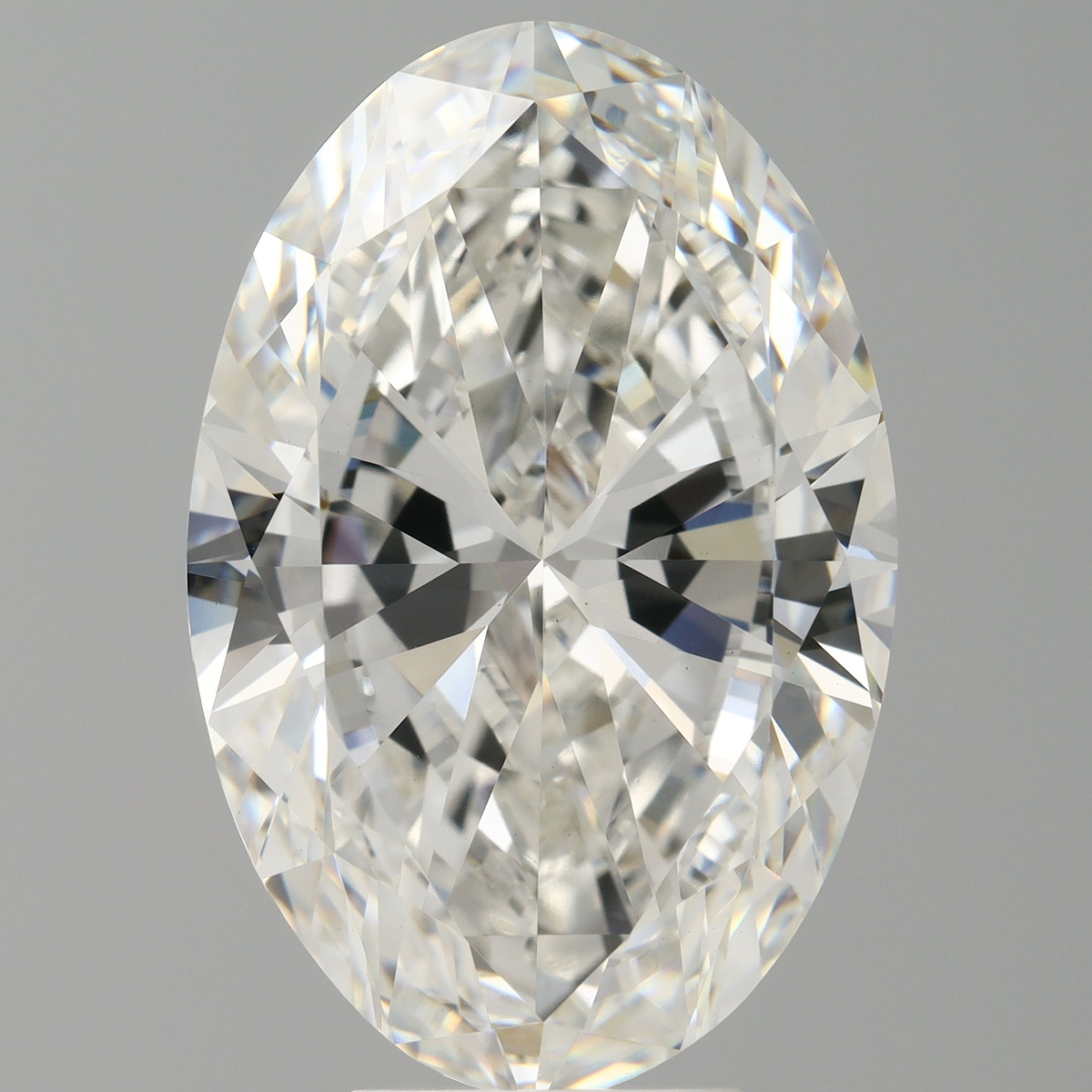 7.08 Carat Oval Shaped, Excellent Cut, F Color, VVS2 Clarity, IGI Certified Lab Grown Diamond
