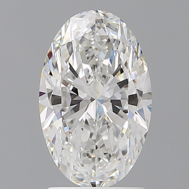2.03 Carat Oval Shaped, Ideal Cut, E Color, VS1 Clarity, IGI Certified Lab Grown Diamond