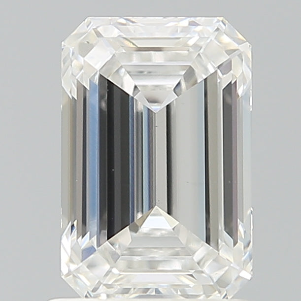 1.62 Carat Emerald Shaped, Ideal Cut, D Color, VS1 Clarity, IGI Certified Lab Grown Diamond