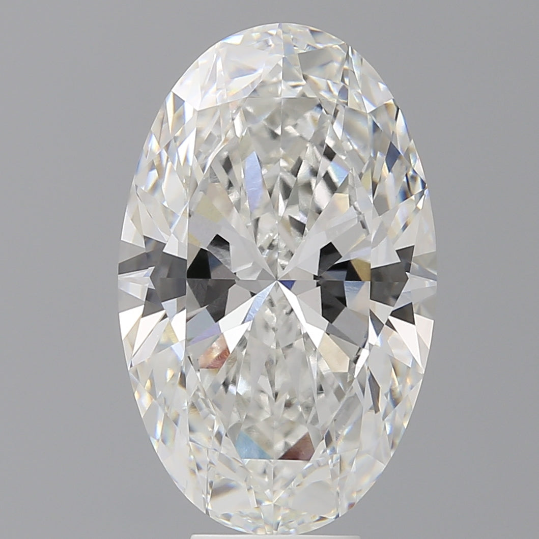 8.59 Carat Oval Shaped, Ideal Cut, F Color, VVS2 Clarity, IGI Certified Lab Grown Diamond
