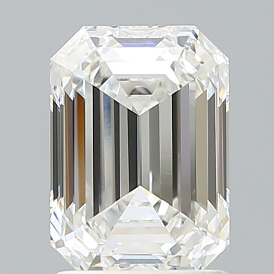 2.09 Carat Emerald Shaped, Ideal Cut, E Color, VVS1 Clarity, IGI Certified Lab Grown Diamond