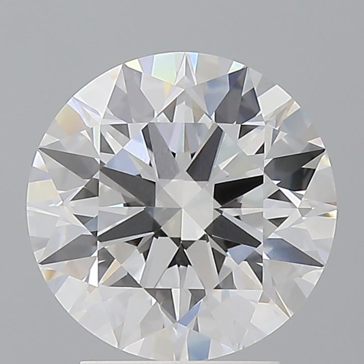 3.10 Carat Round Shaped, Ideal Cut, E Color, VVS2 Clarity, IGI Certified Lab Grown Diamond