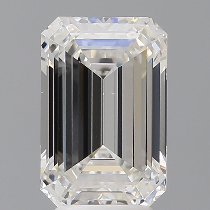 4.10 Carat Emerald Shaped, Ideal Cut, F Color, VS1 Clarity, IGI Certified Lab Grown Diamond