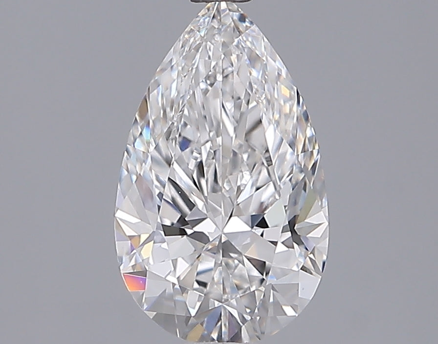 1.54 Carat Pear Shaped, Ideal Cut, D Color, VVS2 Clarity, IGI Certified Lab Grown Diamond