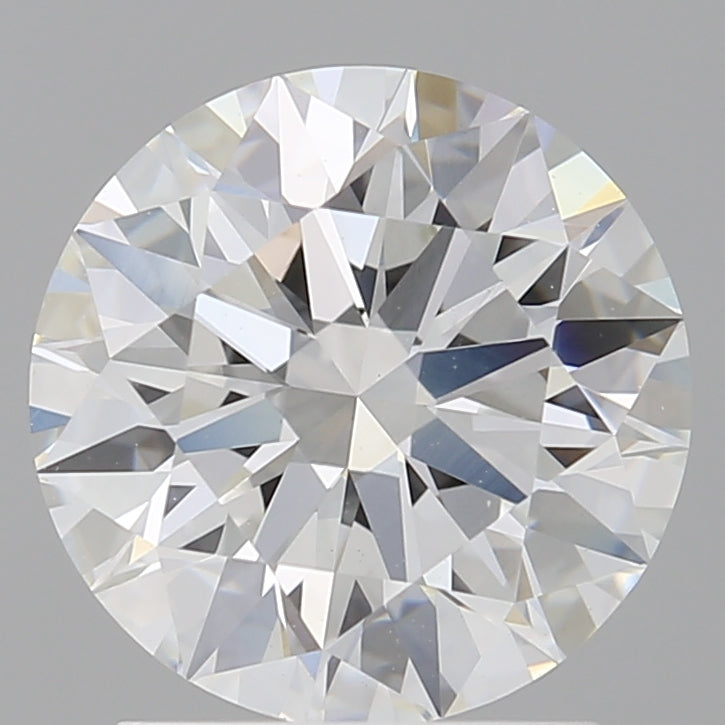 2.09 Carat Round Shaped, Ideal Cut, E Color, VVS2 Clarity, IGI Certified Lab Grown Diamond