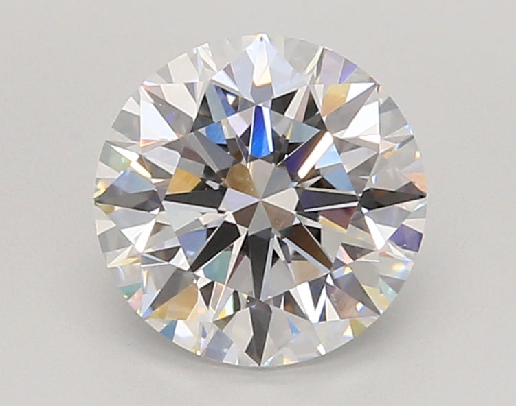 2.03 Carat Round Shaped, Ideal Cut, D Color, VVS2 Clarity, IGI Certified Lab Grown Diamond