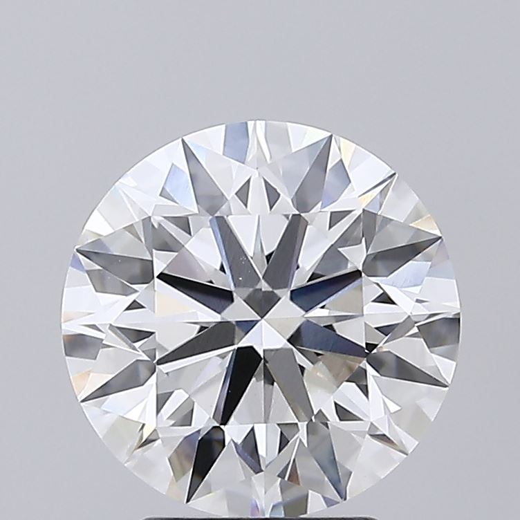 3.12 Carat Round Shaped, Ideal Cut, E Color, VVS2 Clarity, IGI Certified Lab Grown Diamond