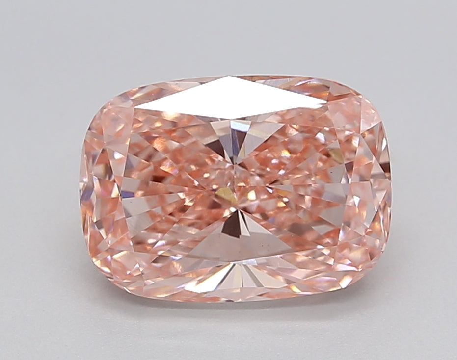 2.52 Carat Elongated Cushion Shaped, Ideal Cut, VS1 Clarity, IGI Certified Lab Grown Diamond