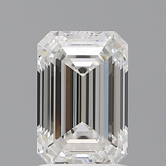 1.60 Carat Emerald Shaped, Ideal Cut, E Color, VVS2 Clarity, IGI Certified Lab Grown Diamond