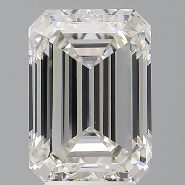 4.08 Carat Emerald Shaped, Ideal Cut, F Color, VS1 Clarity, IGI Certified Lab Grown Diamond