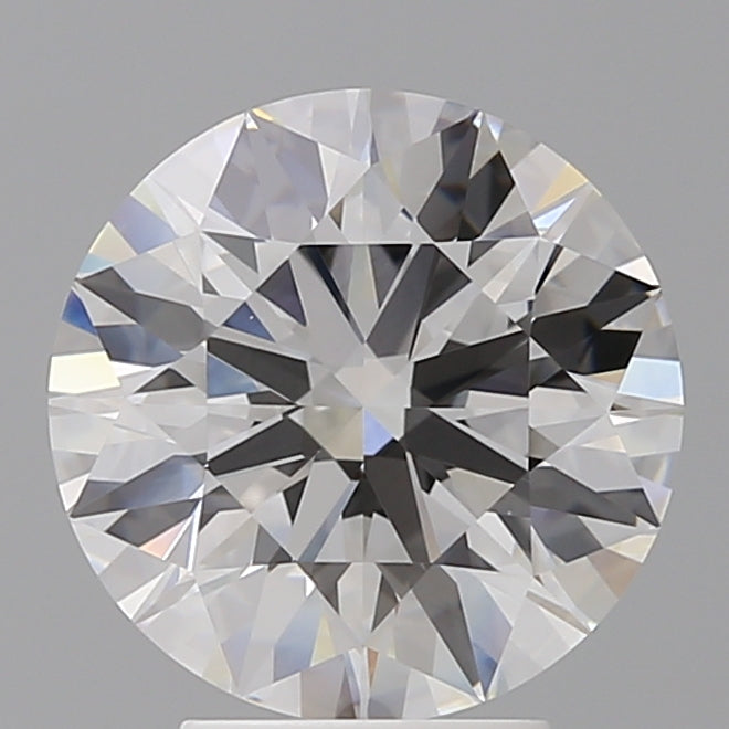 4.00 Carat Round Shaped, Excellent Cut, F Color, VVS2 Clarity, IGI Certified Lab Grown Diamond