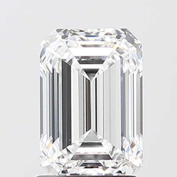 2.04 Carat Emerald Shaped, Ideal Cut, D Color, VVS2 Clarity, IGI Certified Lab Grown Diamond