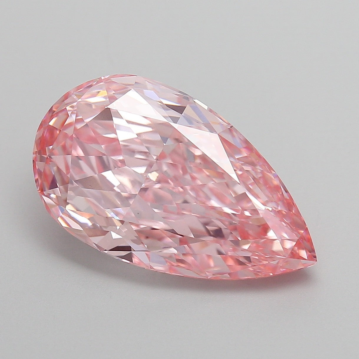 8.13 Carat Pear Shaped, Excellent Cut, VVS2 Clarity, IGI Certified Lab Grown Diamond