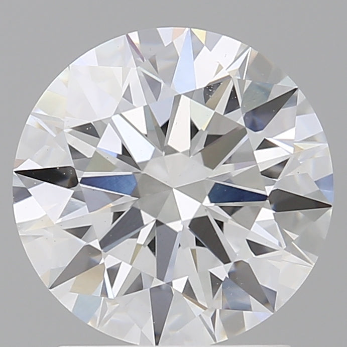 2.10 Carat Round Shaped, Ideal Cut, E Color, VVS2 Clarity, IGI Certified Lab Grown Diamond