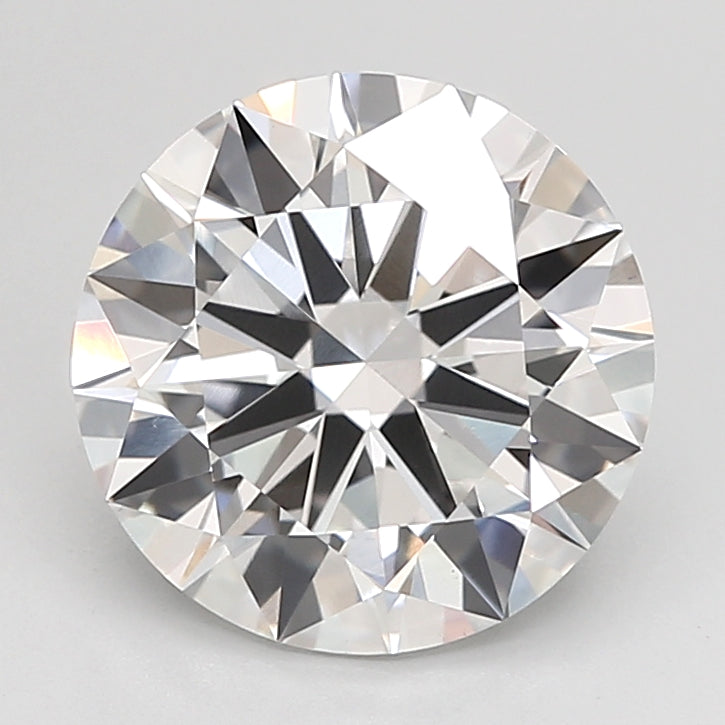 3.40 Carat Round Shaped, Ideal Cut, F Color, VVS2 Clarity, IGI Certified Lab Grown Diamond