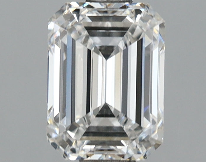 1.52 Carat Emerald Shaped, Ideal Cut, D Color, VVS2 Clarity, IGI Certified Lab Grown Diamond