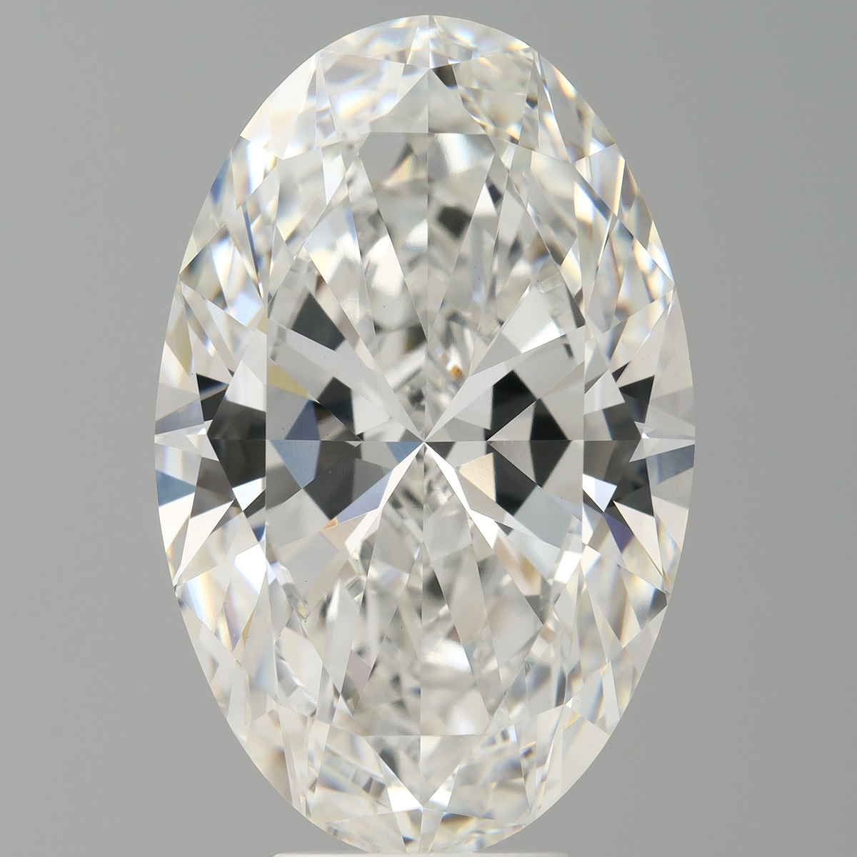 7.54 Carat Oval Shaped, Ideal Cut, F Color, VVS2 Clarity, IGI Certified Lab Grown Diamond