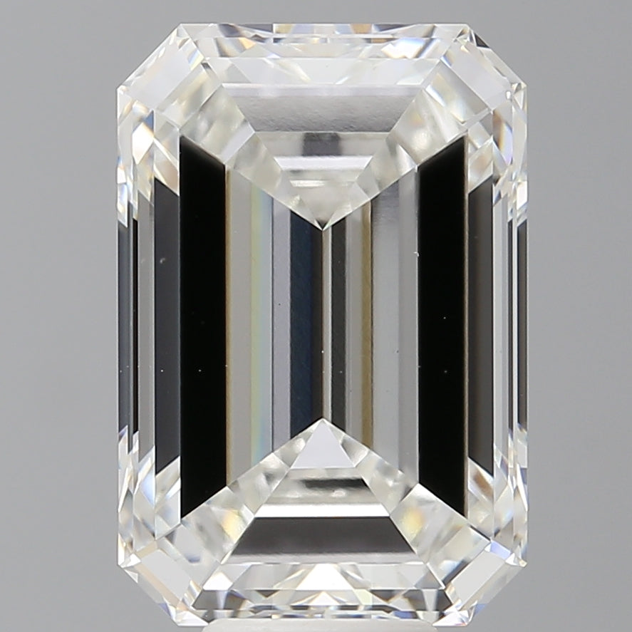 9.91 Carat Emerald Shaped, Excellent Cut, F Color, VVS2 Clarity, IGI Certified Lab Grown Diamond