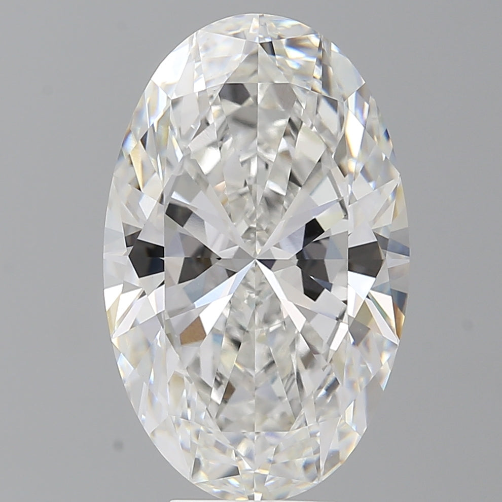 7.60 Carat Oval Shaped, Ideal Cut, E Color, VVS2 Clarity, IGI Certified Lab Grown Diamond