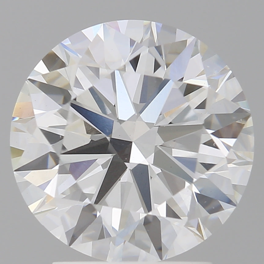3.00 Carat Round Shaped, Excellent Cut, E Color, VS1 Clarity, IGI Certified Lab Grown Diamond