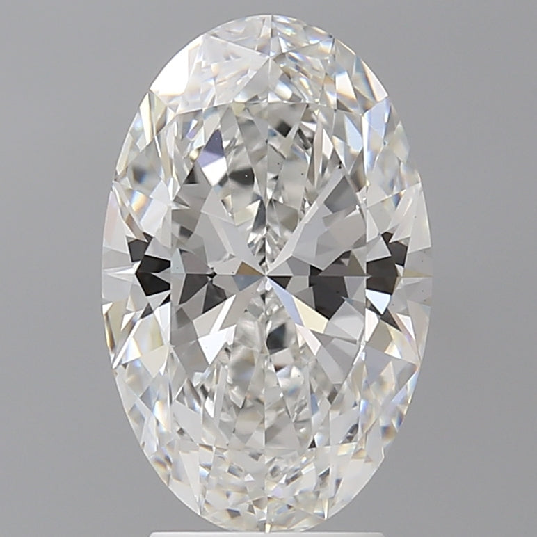 3.54 Carat Oval Shaped, Ideal Cut, E Color, VVS2 Clarity, IGI Certified Lab Grown Diamond