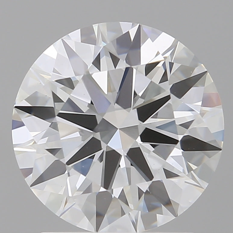 2.08 Carat Round Shaped, Ideal Cut, E Color, VVS2 Clarity, IGI Certified Lab Grown Diamond