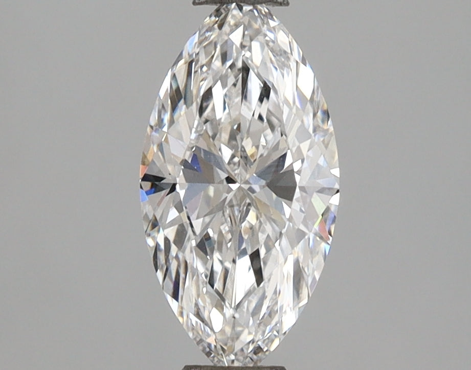 1.09 Carat Marquise Shaped, Ideal Cut, D Color, VVS2 Clarity, IGI Certified Lab Grown Diamond