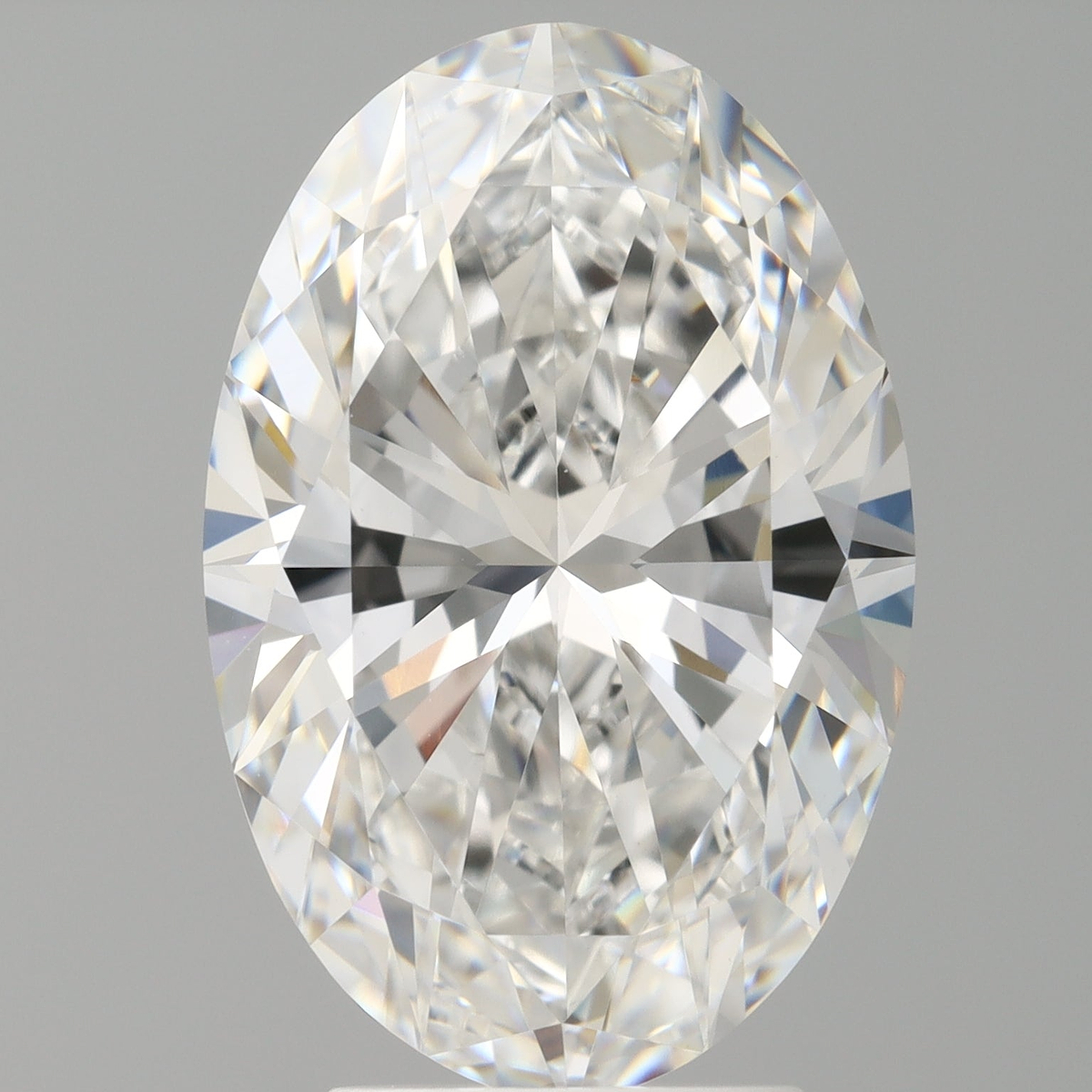 4.10 Carat Oval Shaped, Ideal Cut, E Color, VVS2 Clarity, IGI Certified Lab Grown Diamond