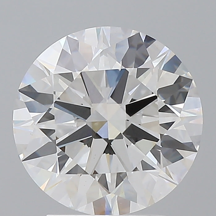 3.01 Carat Round Shaped, Ideal Cut, F Color, VVS2 Clarity, IGI Certified Lab Grown Diamond