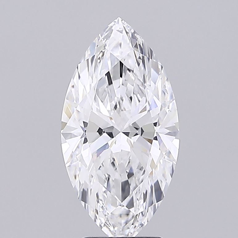 4.01 Carat Marquise Shaped, Ideal Cut, E Color, VVS2 Clarity, IGI Certified Lab Grown Diamond