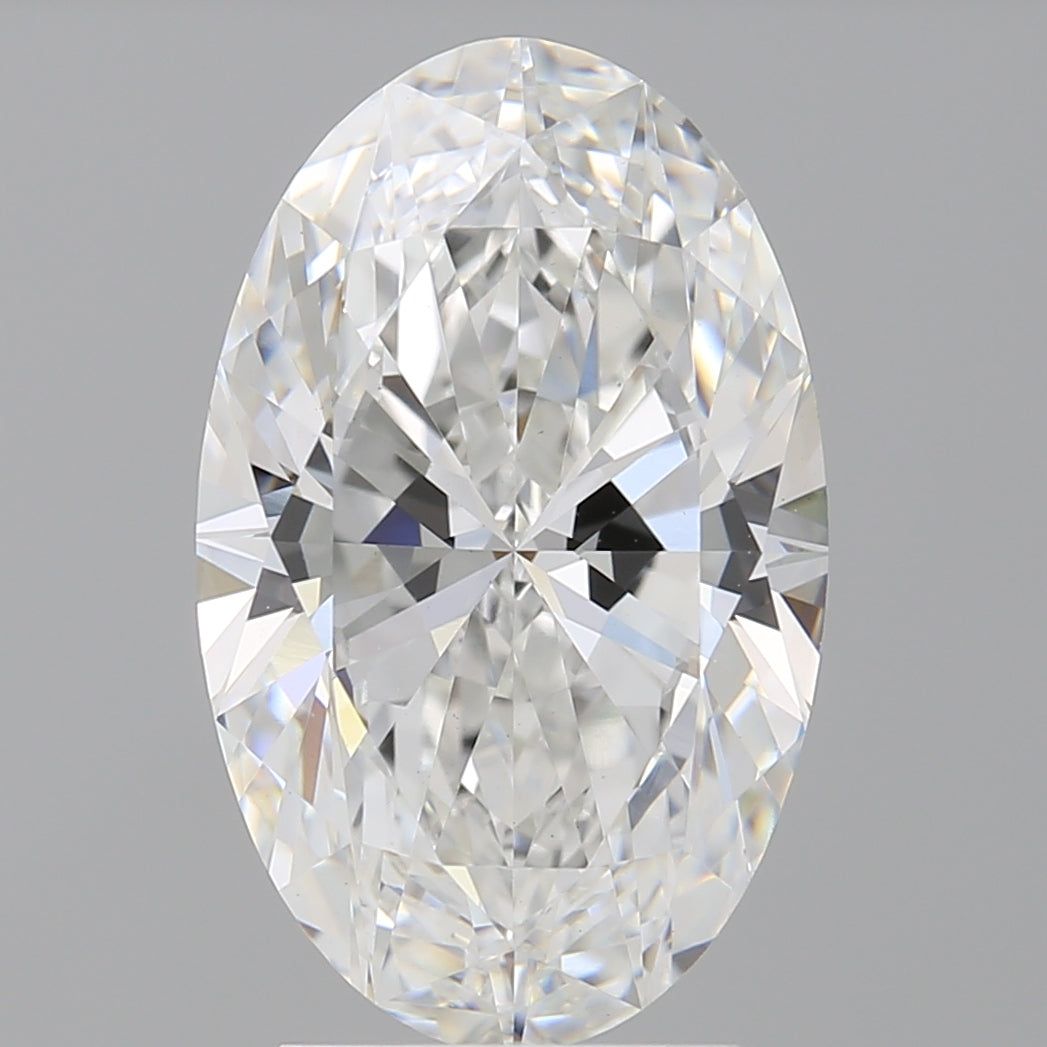 3.54 Carat Oval Shaped, Ideal Cut, E Color, VS1 Clarity, IGI Certified Lab Grown Diamond