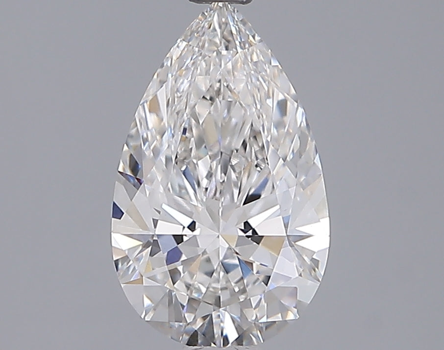 1.54 Carat Pear Shaped, Ideal Cut, F Color, VVS2 Clarity, IGI Certified Lab Grown Diamond