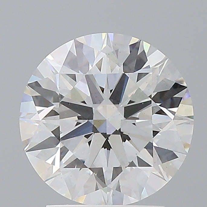 2.56 Carat Round Shaped, Ideal Cut, E Color, VS2 Clarity, IGI Certified Lab Grown Diamond
