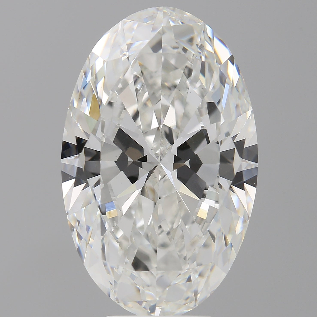 8.09 Carat Oval Shaped, Ideal Cut, F Color, VVS2 Clarity, IGI Certified Lab Grown Diamond