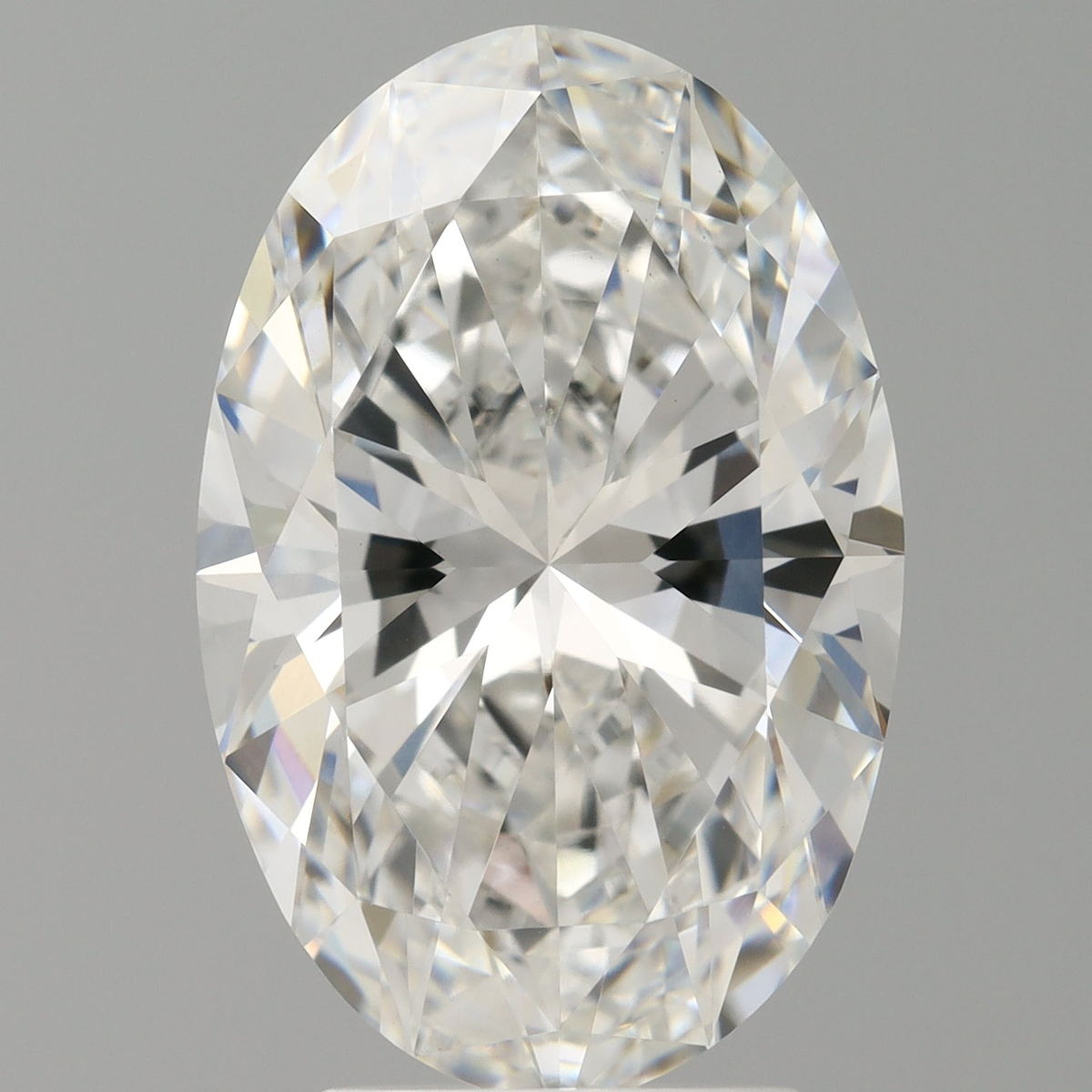 4.08 Carat Oval Shaped, Ideal Cut, E Color, VVS2 Clarity, IGI Certified Lab Grown Diamond