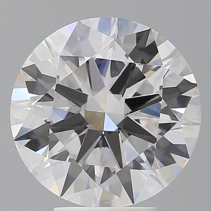 5.05 Carat Round Shaped, Excellent Cut, E Color, VVS2 Clarity, IGI Certified Lab Grown Diamond