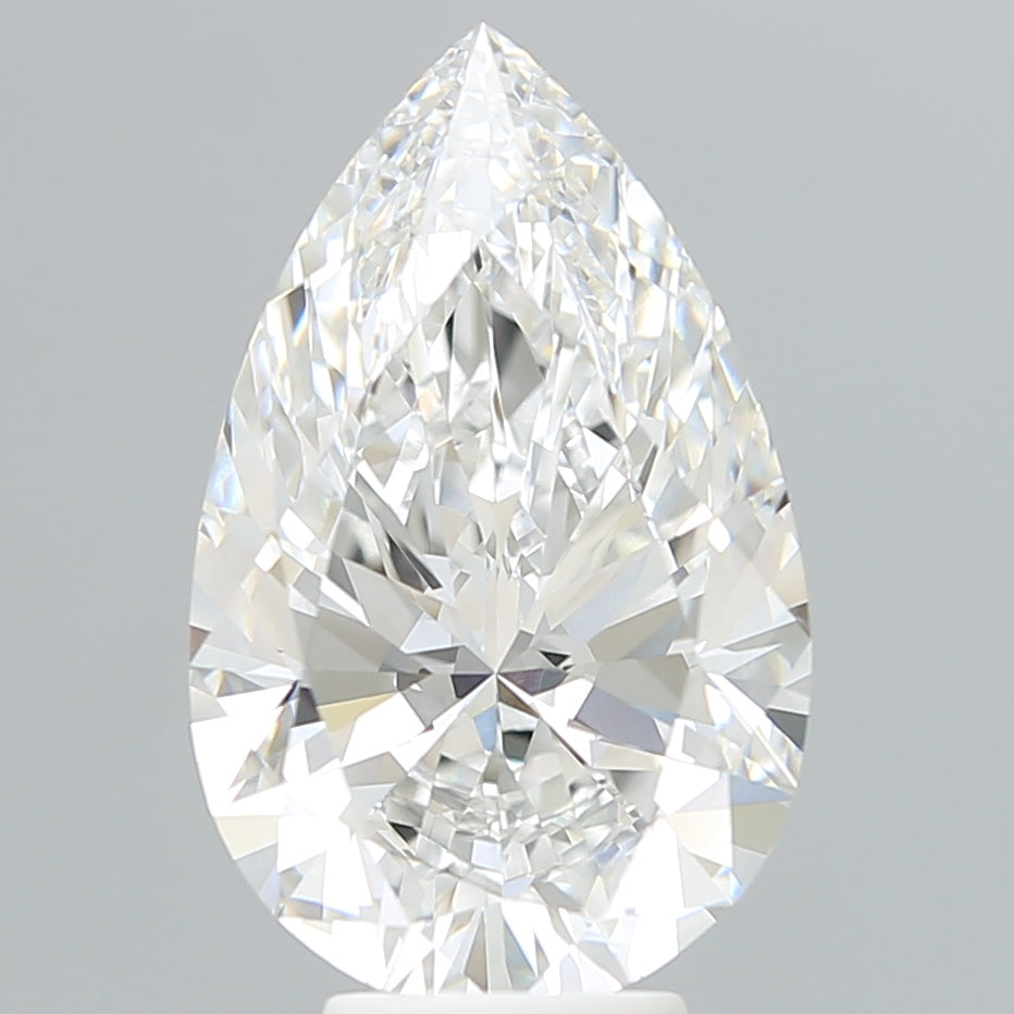 6.22 Carat Pear Shaped, Ideal Cut, E Color, VVS1 Clarity, IGI Certified Lab Grown Diamond