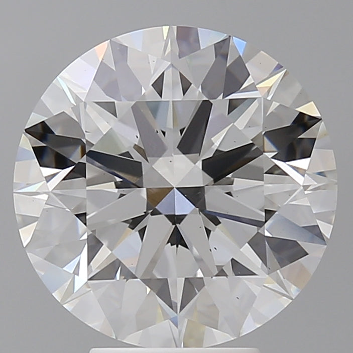 5.58 Carat Round Shaped, Ideal Cut, E Color, VS2 Clarity, IGI Certified Lab Grown Diamond