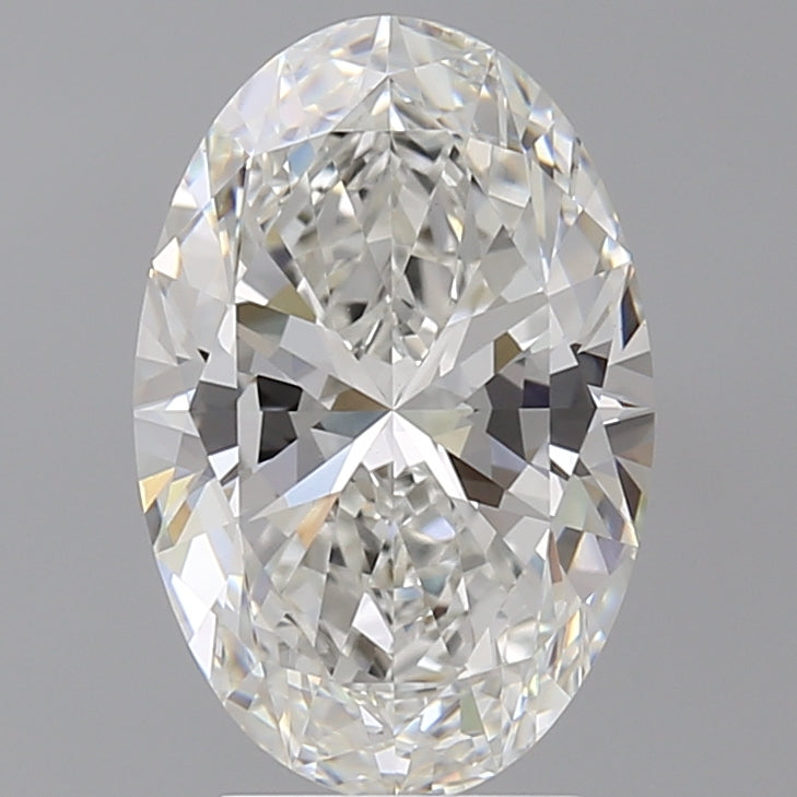 3.53 Carat Oval Shaped, Ideal Cut, F Color, VVS2 Clarity, IGI Certified Lab Grown Diamond