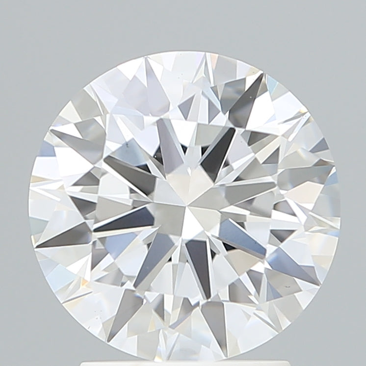2.66 Carat Round Shaped, Excellent Cut, E Color, VS1 Clarity, IGI Certified Lab Grown Diamond