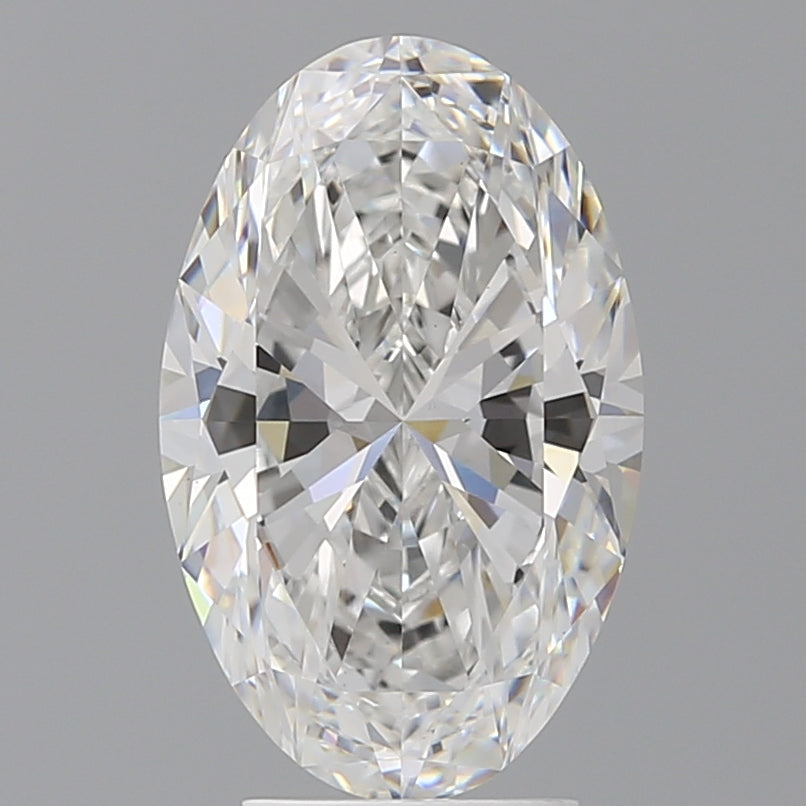 4.01 Carat Oval Shaped, Ideal Cut, E Color, VVS2 Clarity, IGI Certified Lab Grown Diamond