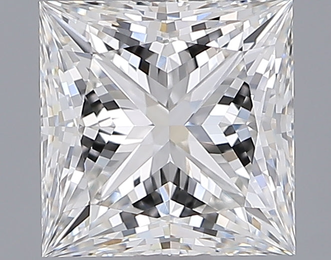2.05 Carat Princess Shaped, Ideal Cut, F Color, VVS2 Clarity, IGI Certified Lab Grown Diamond