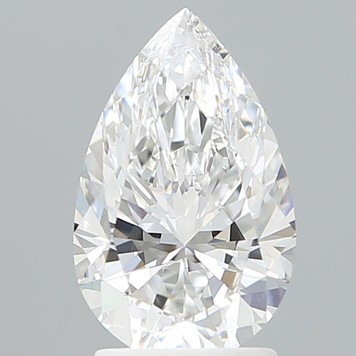 2.20 Carat Pear Shaped, Ideal Cut, D Color, VVS2 Clarity, IGI Certified Lab Grown Diamond