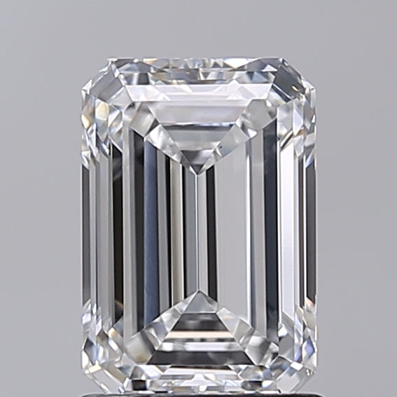 1.51 Carat Emerald Shaped, Very Good Cut, E Color, VS1 Clarity, IGI Certified Lab Grown Diamond