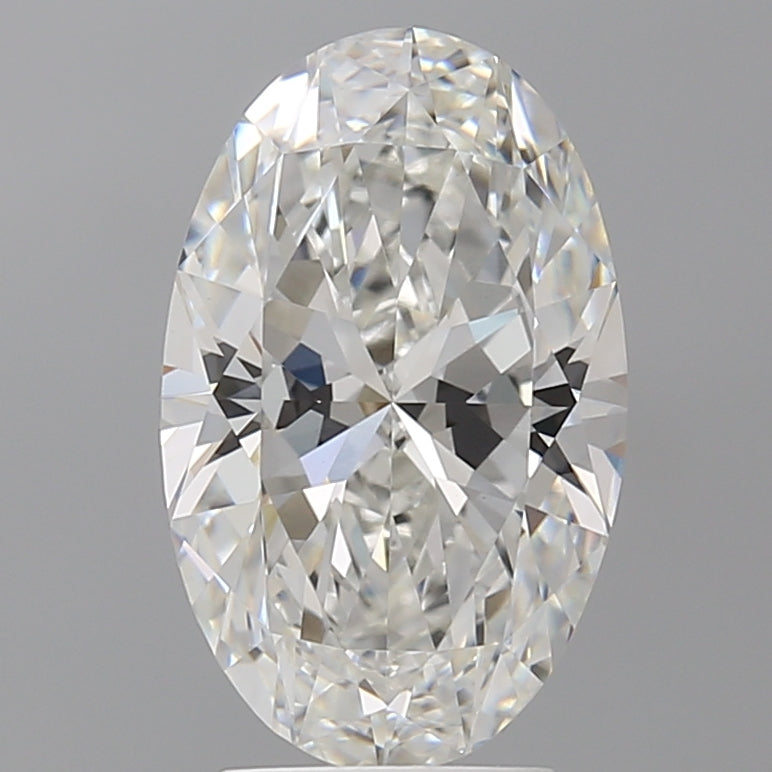 3.59 Carat Oval Shaped, Ideal Cut, F Color, VVS2 Clarity, IGI Certified Lab Grown Diamond