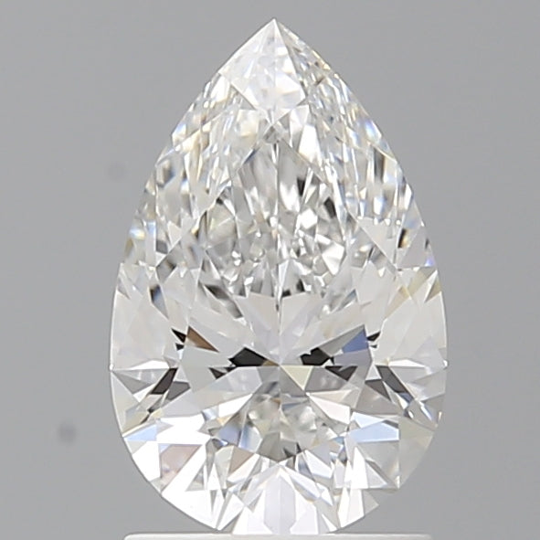 1.59 Carat Pear Shaped, Ideal Cut, E Color, VVS2 Clarity, IGI Certified Lab Grown Diamond