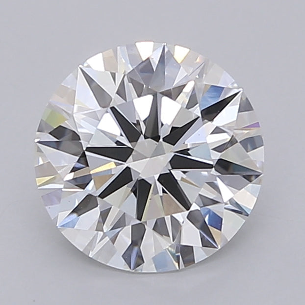 2.03 Carat Round Shaped, Ideal Cut, E Color, VVS2 Clarity, IGI Certified Lab Grown Diamond