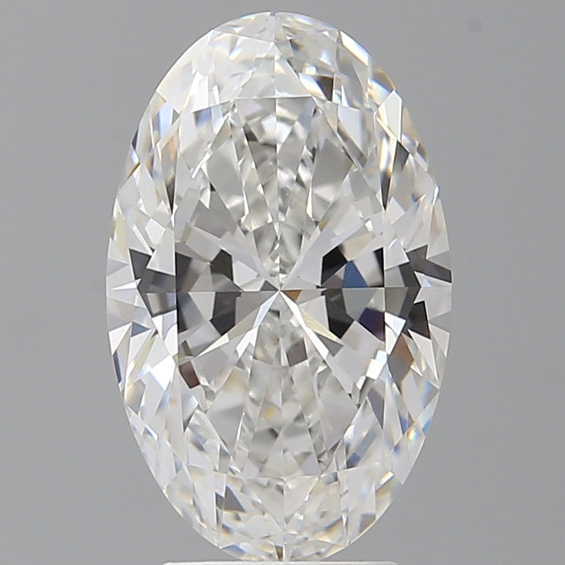 4.09 Carat Oval Shaped, Ideal Cut, E Color, VVS2 Clarity, IGI Certified Lab Grown Diamond